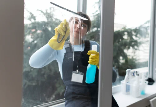 Nettoyage de vitres intérieures et extérieures à Solesmes